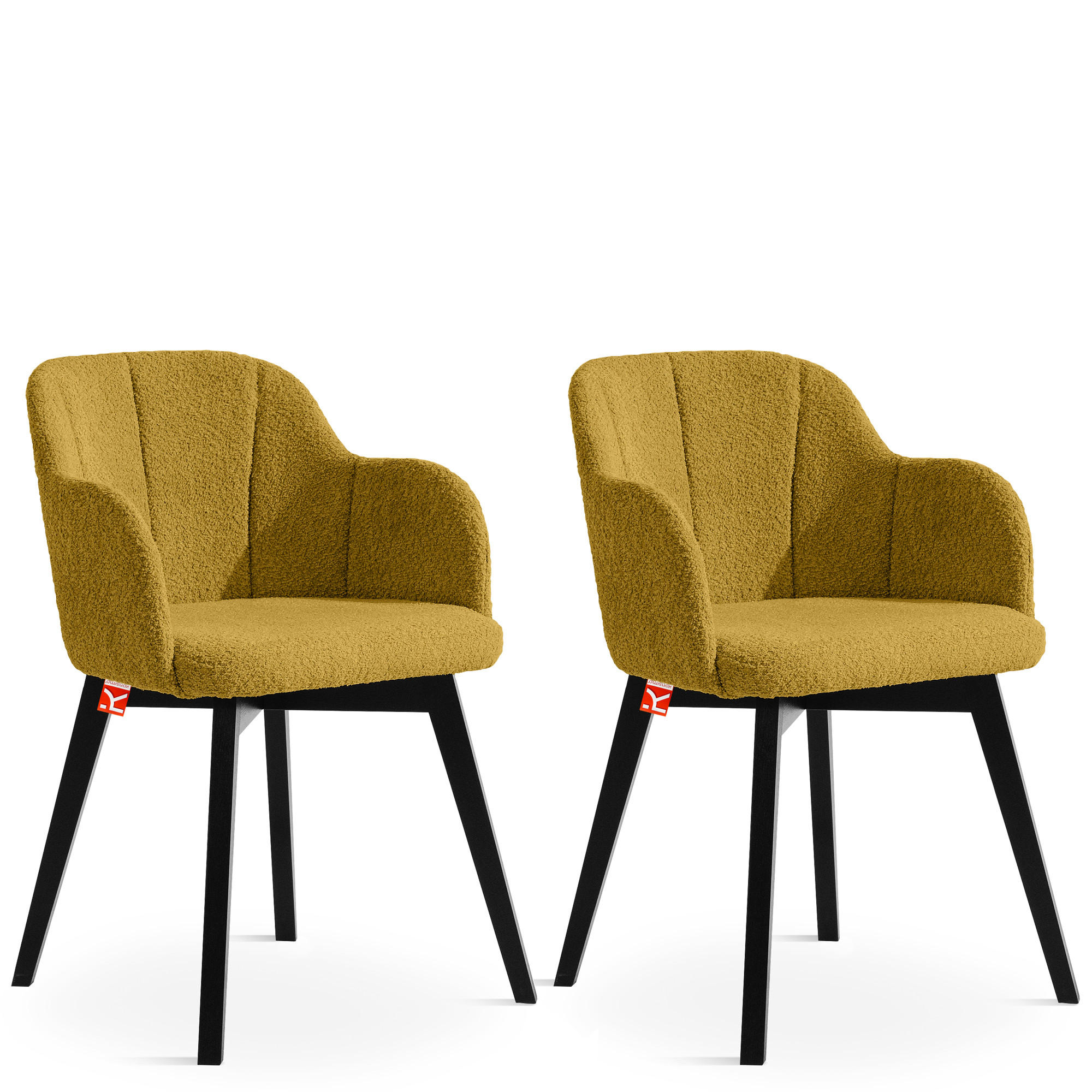 Konsimo® Polsterstuhl Honig 55x82x54 cm