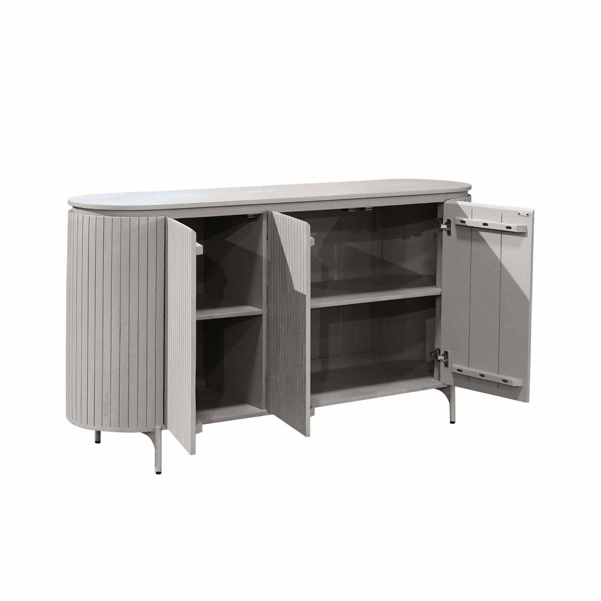 SIDEBOARD Lana Taupe 45/165/90 cm - Taupe, Holz (165/90/45cm) - Starfurn