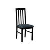 STUHL Bos XII, Holzfarbe: Schwarz - Blaugrau/Schwarz, Holz (43/90/48cm) - MIRJAN24