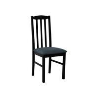 STUHL Bos XII, Holzfarbe: Schwarz - Blaugrau/Schwarz, Holz (43/90/48cm) - MIRJAN24