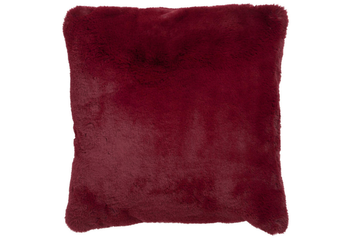 KISSEN CUTIE - Textilwaren - Rot - Bordeaux, Textil (45/45cm) - J-Line