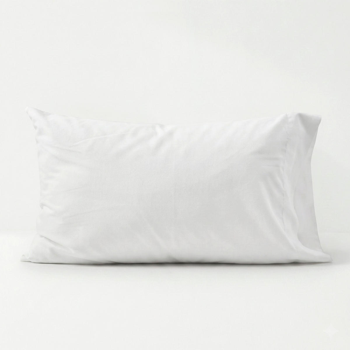 KISSENBEZUG Basic Weiss 50x75 cm - Weiß, Textil (50/75cm) - Happy Friday