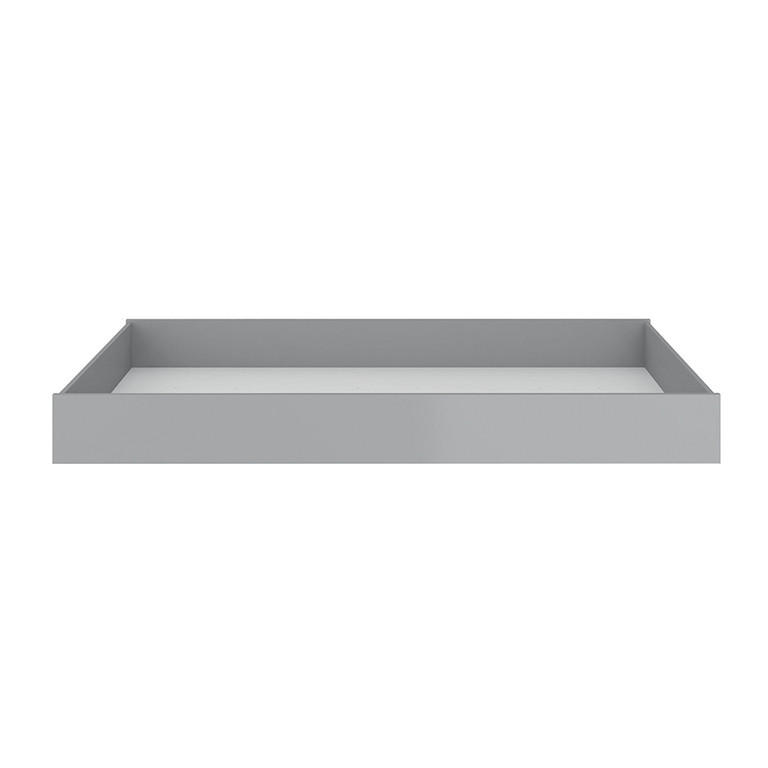 BETT 90/200 Grau - Grau, Holzwerkstoff (90/200cm) - Petits-meubles