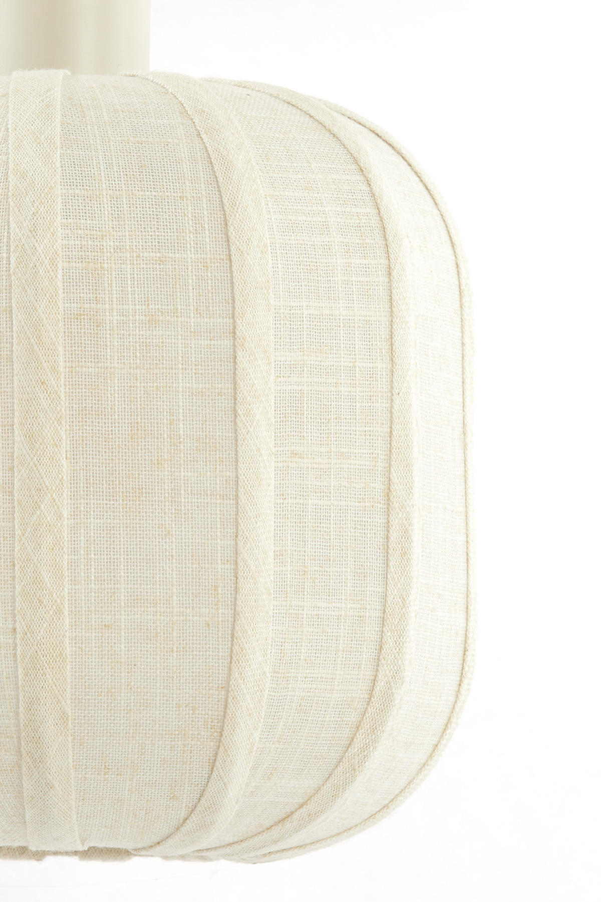 HÄNGELAMPE Tufia - Weiß - 53/53/104 cm - Weiß, Textil (53/53/104cm) - Light & Living