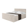 BOXBETT mit Matratze H3 und Lattenrost - TOLO-Z - 120x200 Cord - Creme - Creme, Holzwerkstoff (120/200cm) - ALTDECOR