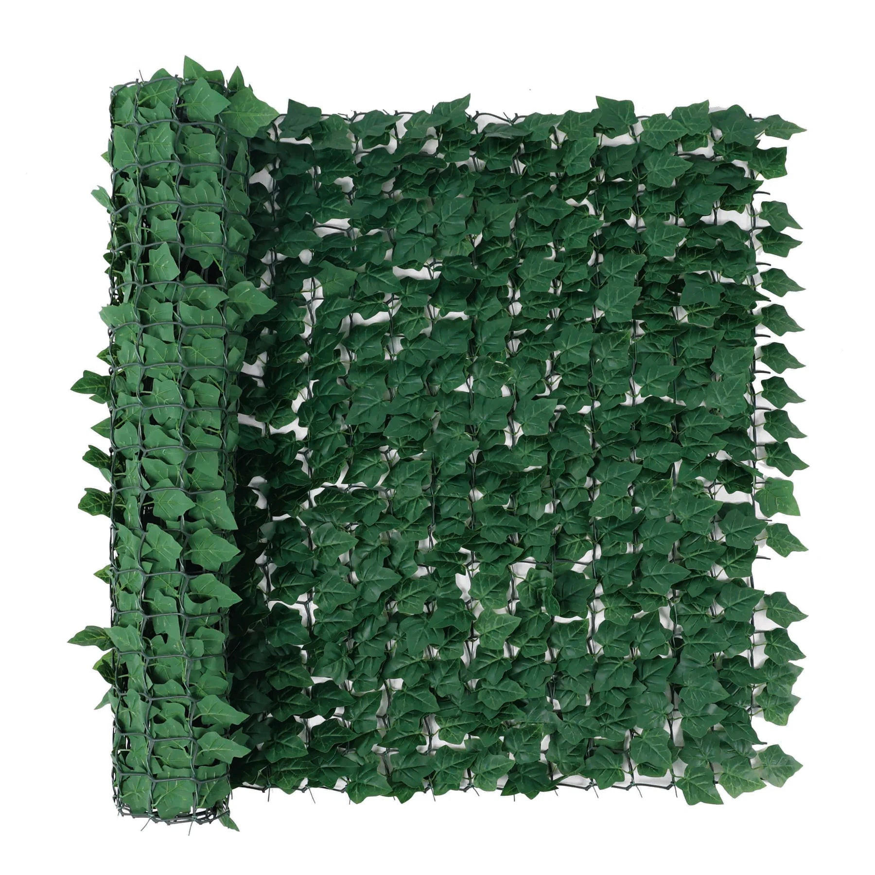 KUNSTPFLANZE Künstlicher immergrüner Sichtschutz Efeu - Aris 300 cm - Grün, Kunststoff (100cm) - aplanta