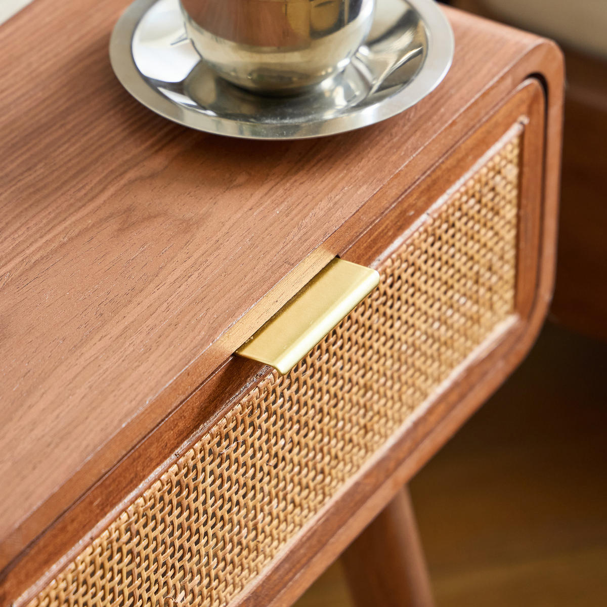 NACHTTISCH Rechteckig Braun 42 x 34 x 50 cm - Braun, Holz (42/50/34cm) - Nordlys