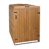 1ER-/2ER-MÜLLTONNENVERKLEIDUNG Braun - Braun, Holz (79/126/98cm) - MCW