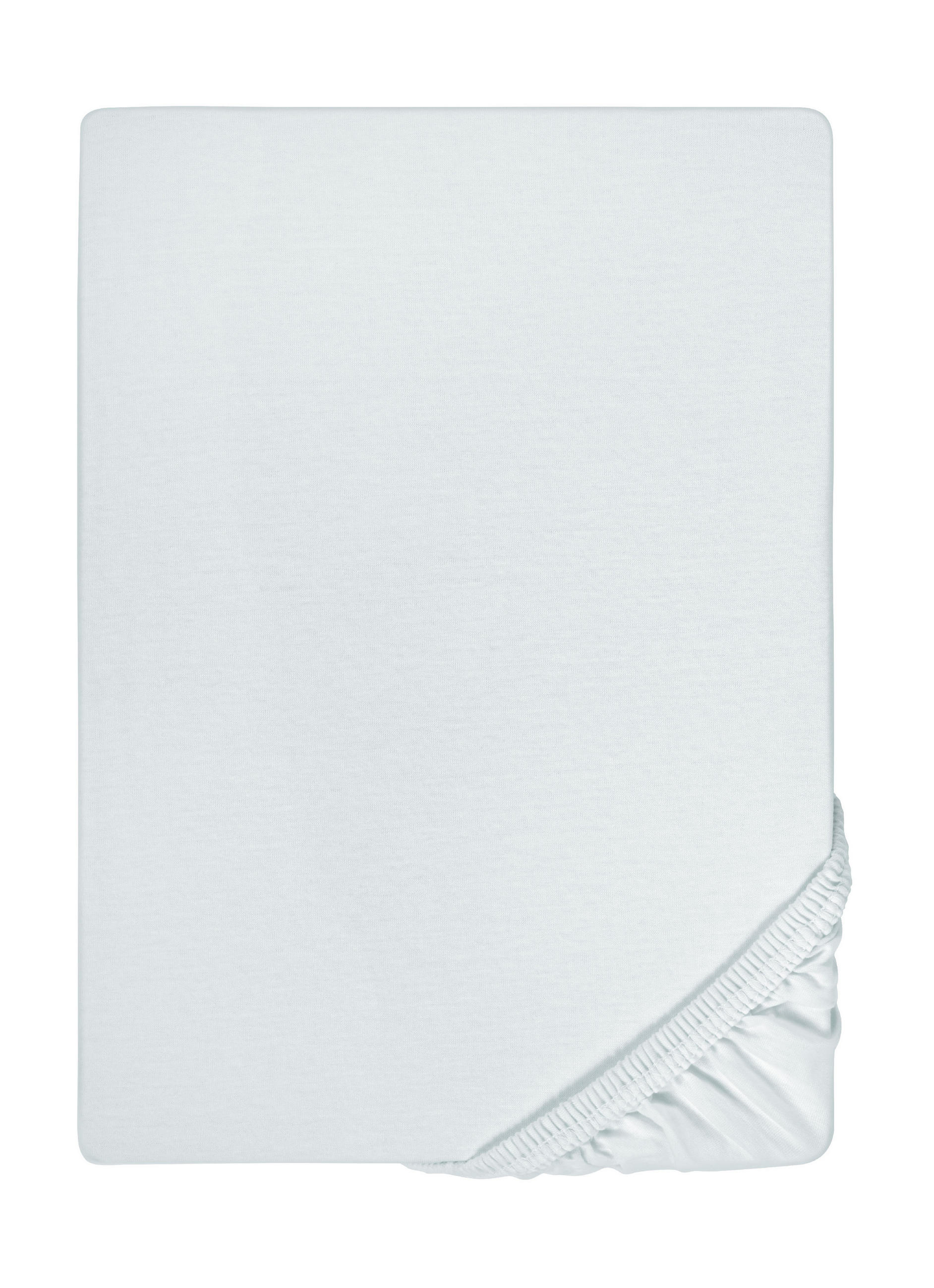 biberna Spannbetttuch Hellblau 200x200 cm