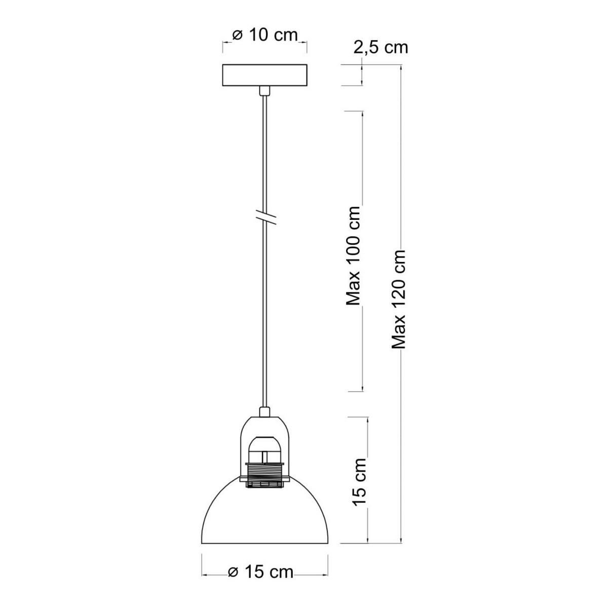 HÄNGELEUCHTE Lioren, Beige, 15cm - Beige, Stein (15/15/15cm) - KOSILUM