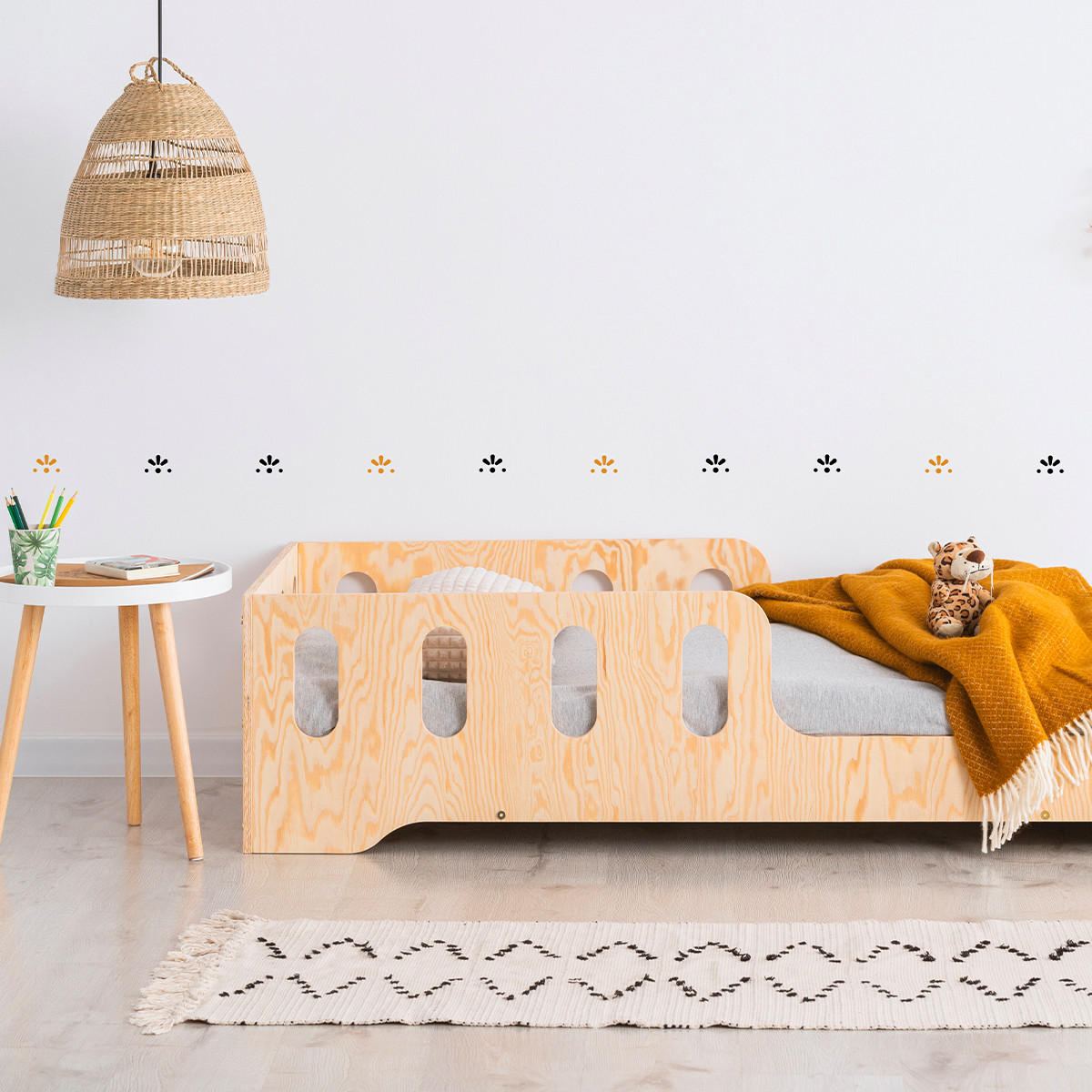 POSTEL 90/190 Tom Přírodní dřevo - hnědá, dřevo (90/190cm) - Petits-meubles