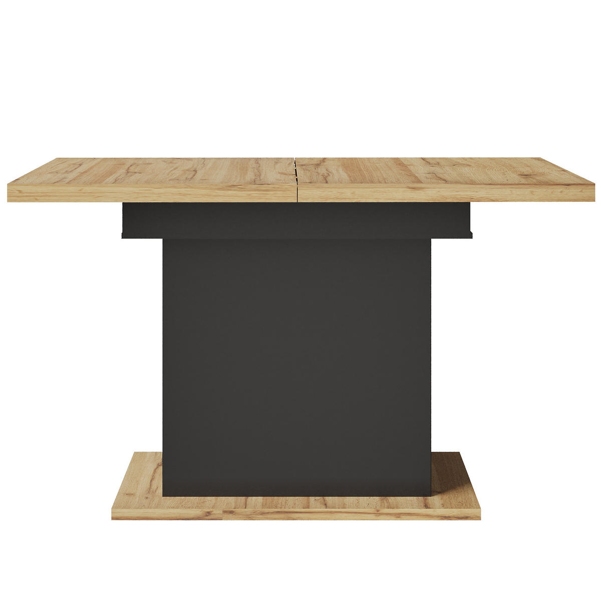 ESSTISCH ausziehbar 110-140/80/75 cm DE-39595 Holzmaserung - Naturfarben, Holzwerkstoff (80/110/75cm) - ComfortXL