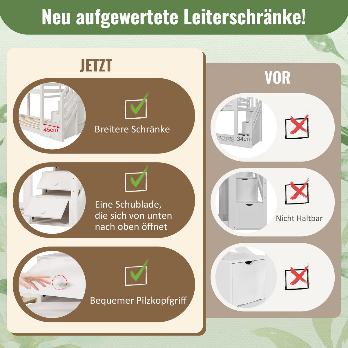 ETAGENBETT Modell Baumhaus Weiß - Weiß, Holz (90/200cm) - ComfortXL