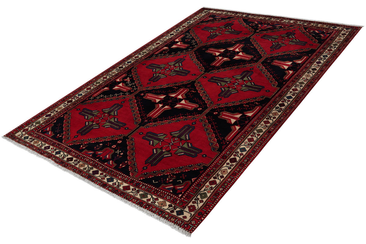 ORIENTTEPPICH handgeknüpft Afshar Blau 250/162 cm Schurwolle - Blau, Textil (162/250cm) - Looma