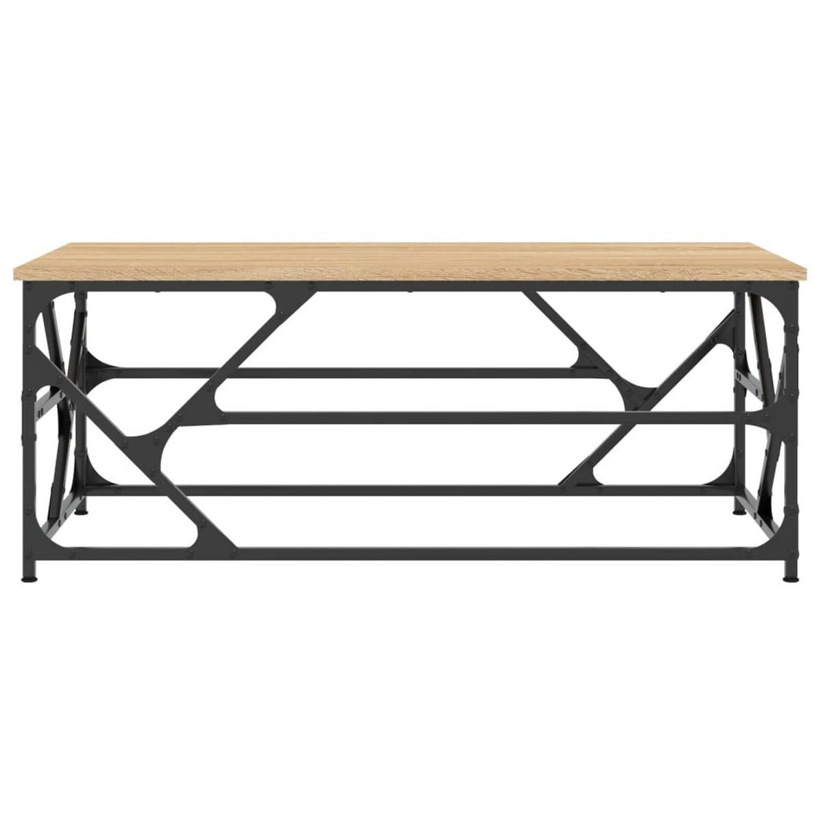 COUCHTISCH Sonoma-Eiche 100x50x40 cm Holzwerkstoff - Braun, Holzwerkstoff (50/100/40cm) - furnicato