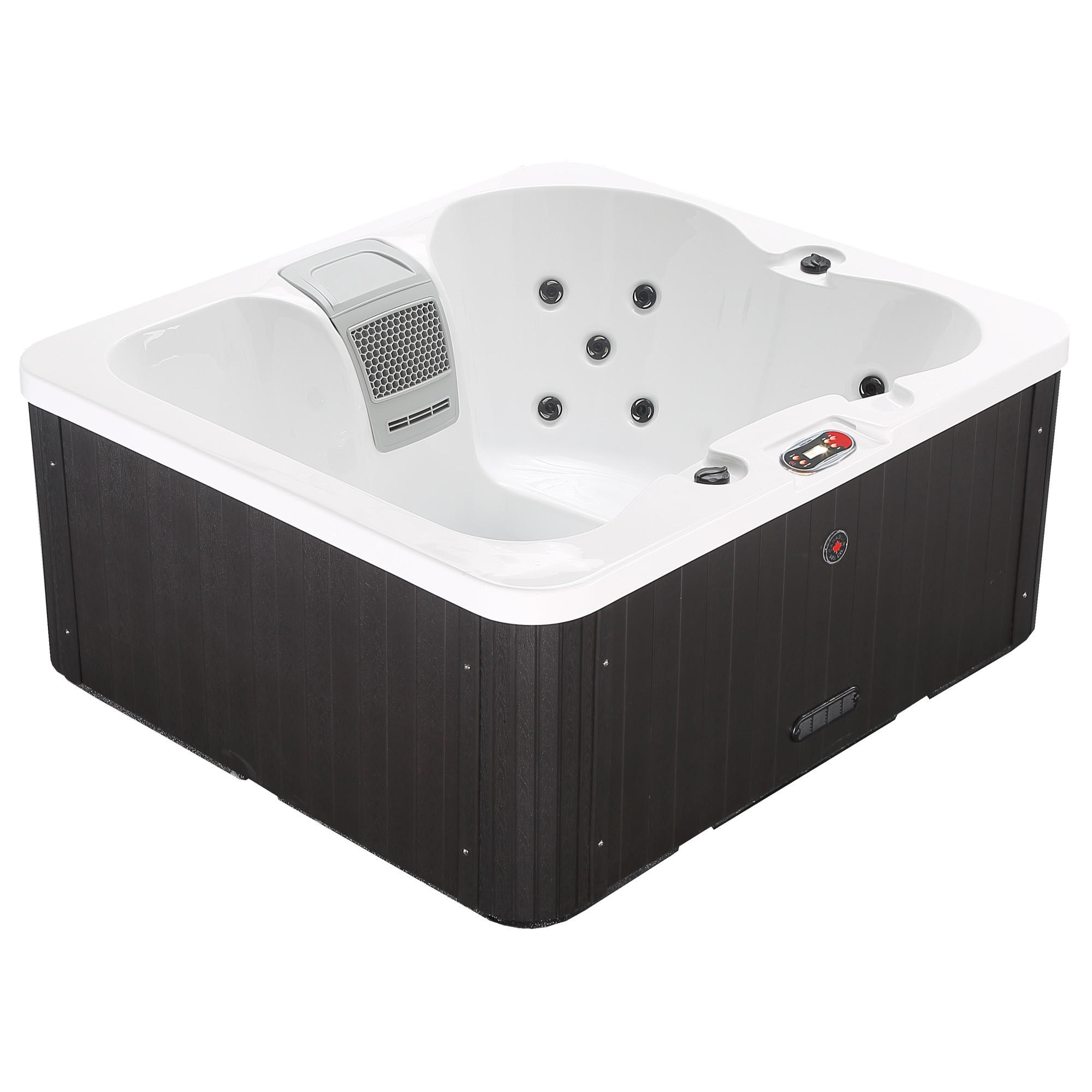 WHIRLPOOL Manitoba UV Whirlpool - Weiß Hochglanz/Weiß, Kunststoff (152/73/172cm) - Canadian Spa Company