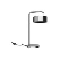 TISCHLAMPE - 23 cm x 16 cm - metall - silberfarben Otilie - Silberfarben, Metall (16/23/40cm) - Vente-Unique