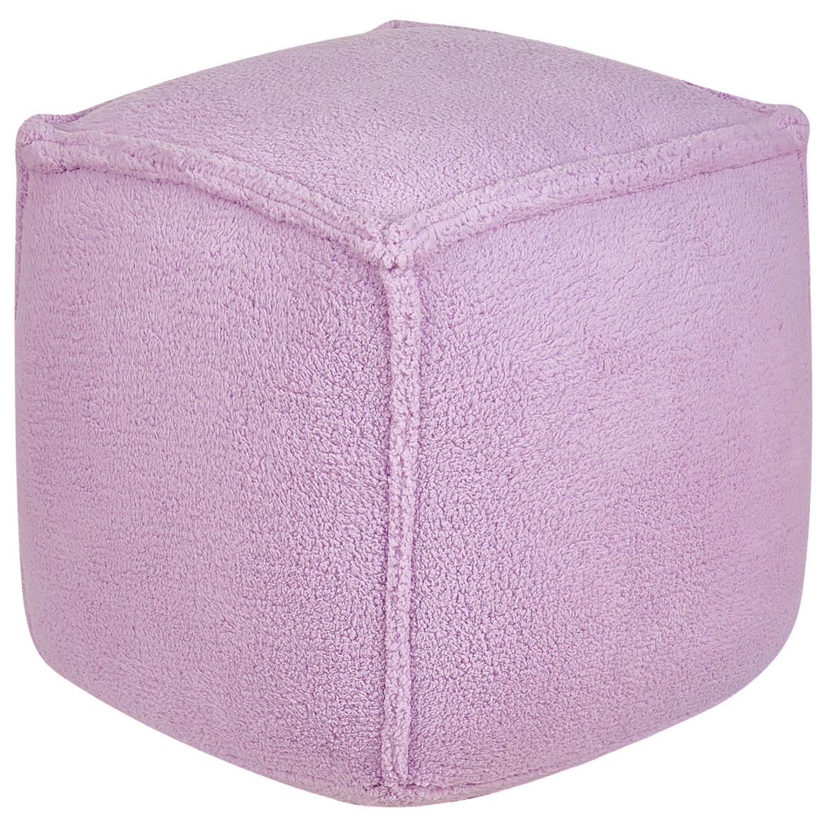 POUF Violett Alipur - Violett, Textil (40/40/40cm) - Beliani