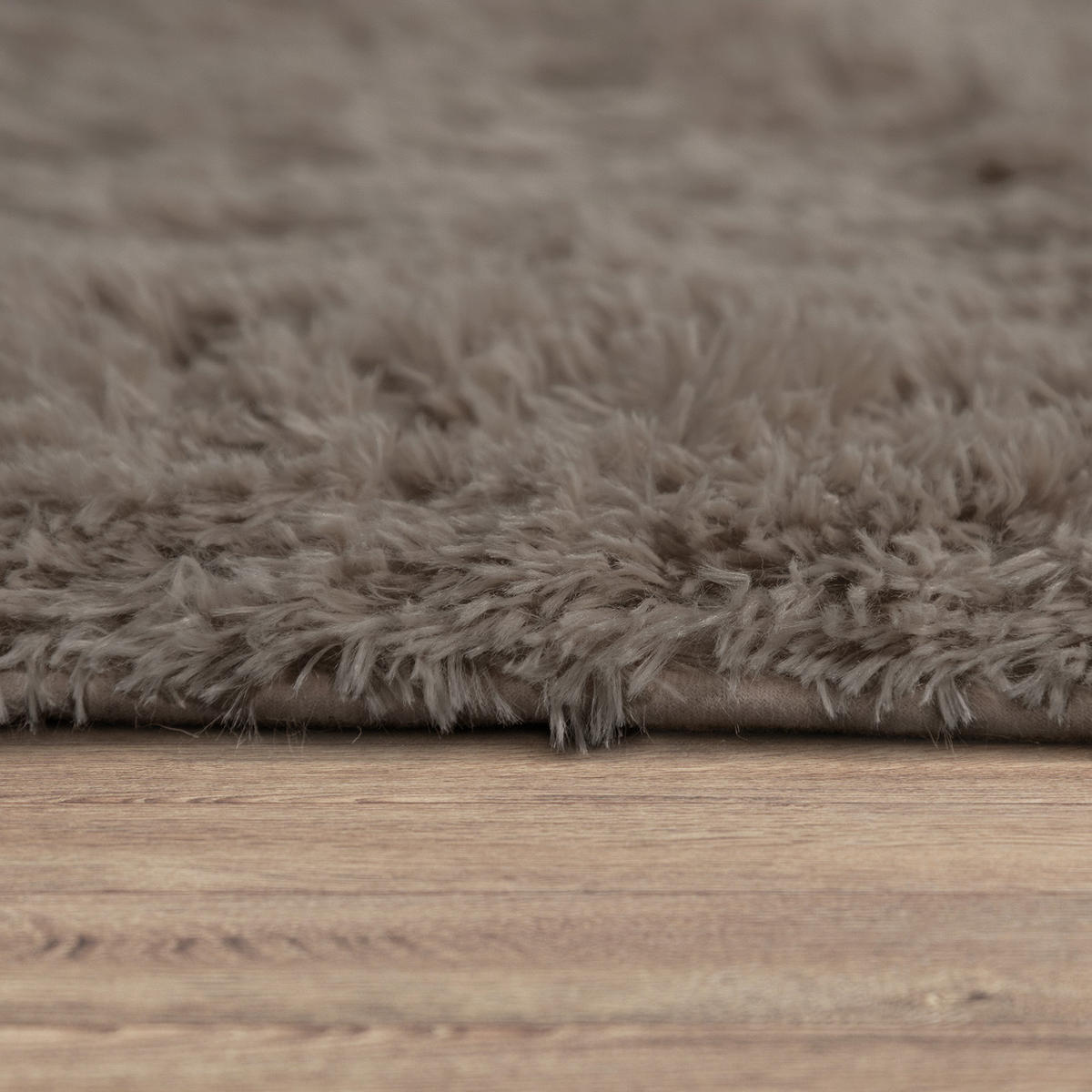HOCHFLORTEPPICH 60/100 cm Silky 591 - Taupe, Textil (60/100cm) - Paco Home