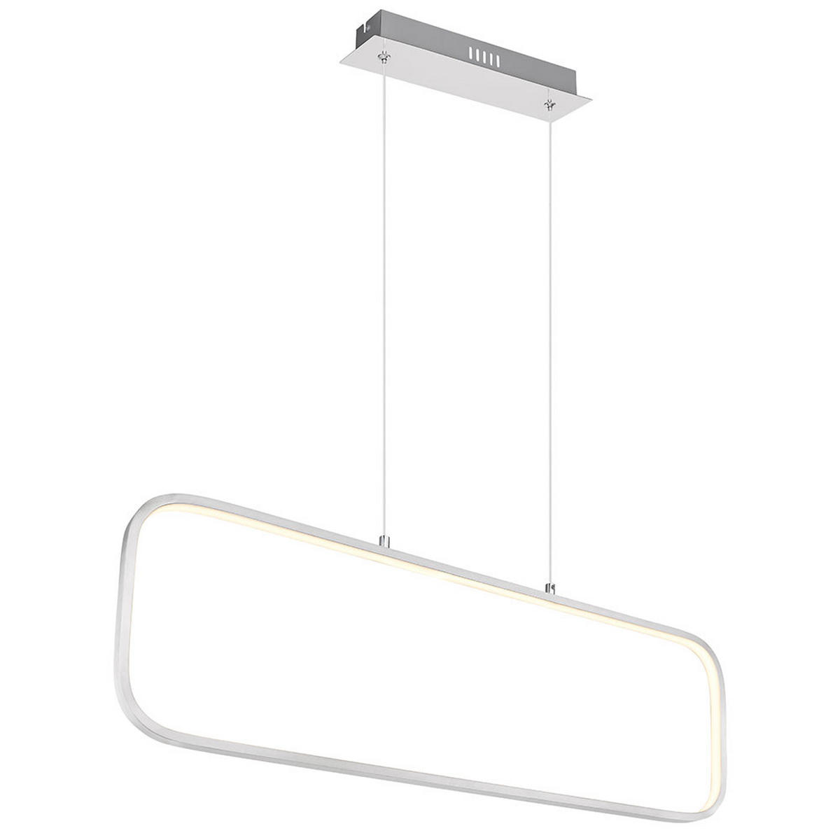 LED HÄNGELEUCHTE SILLA Metall Silber - Silberfarben, Metall (80/10/120cm) - Globo Lighting