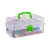AUFBEWAHRUNGSBOX - Transparent, Kunststoff (33/14/19.5cm) - Relaxdays