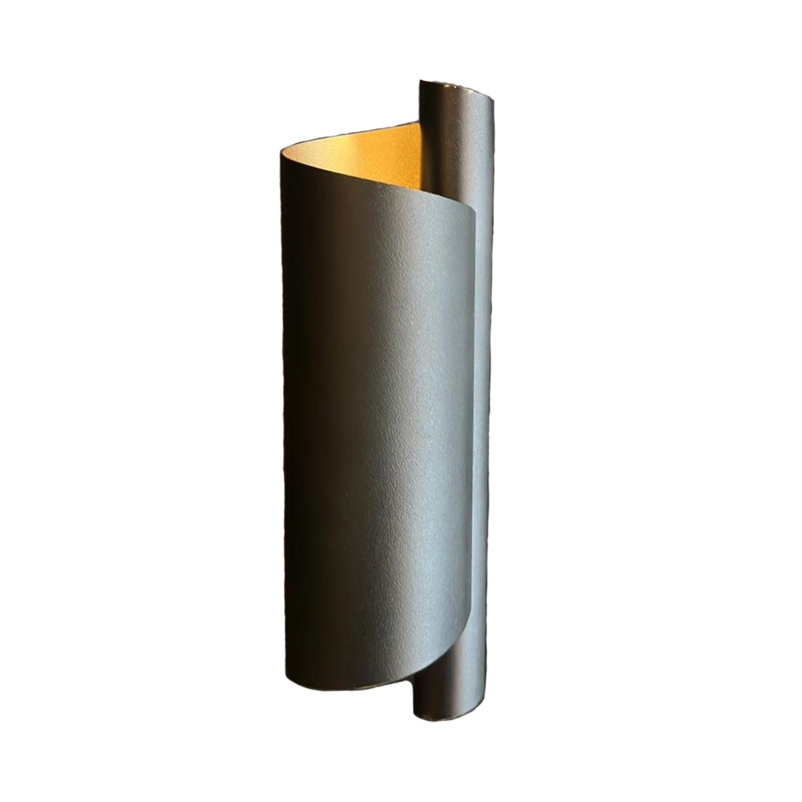 WANDLEUCHTE Vintage10/30 cm - Goldfarben/Schwarz, Metall (10/30cm) - Bamyum