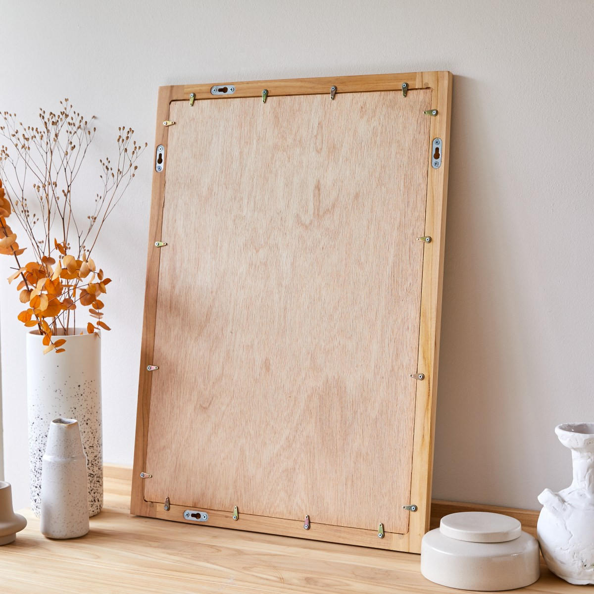 SPIEGEL Bahya Natur aus Teak - Naturfarben, Holz (50/70/2cm) - Tikamoon