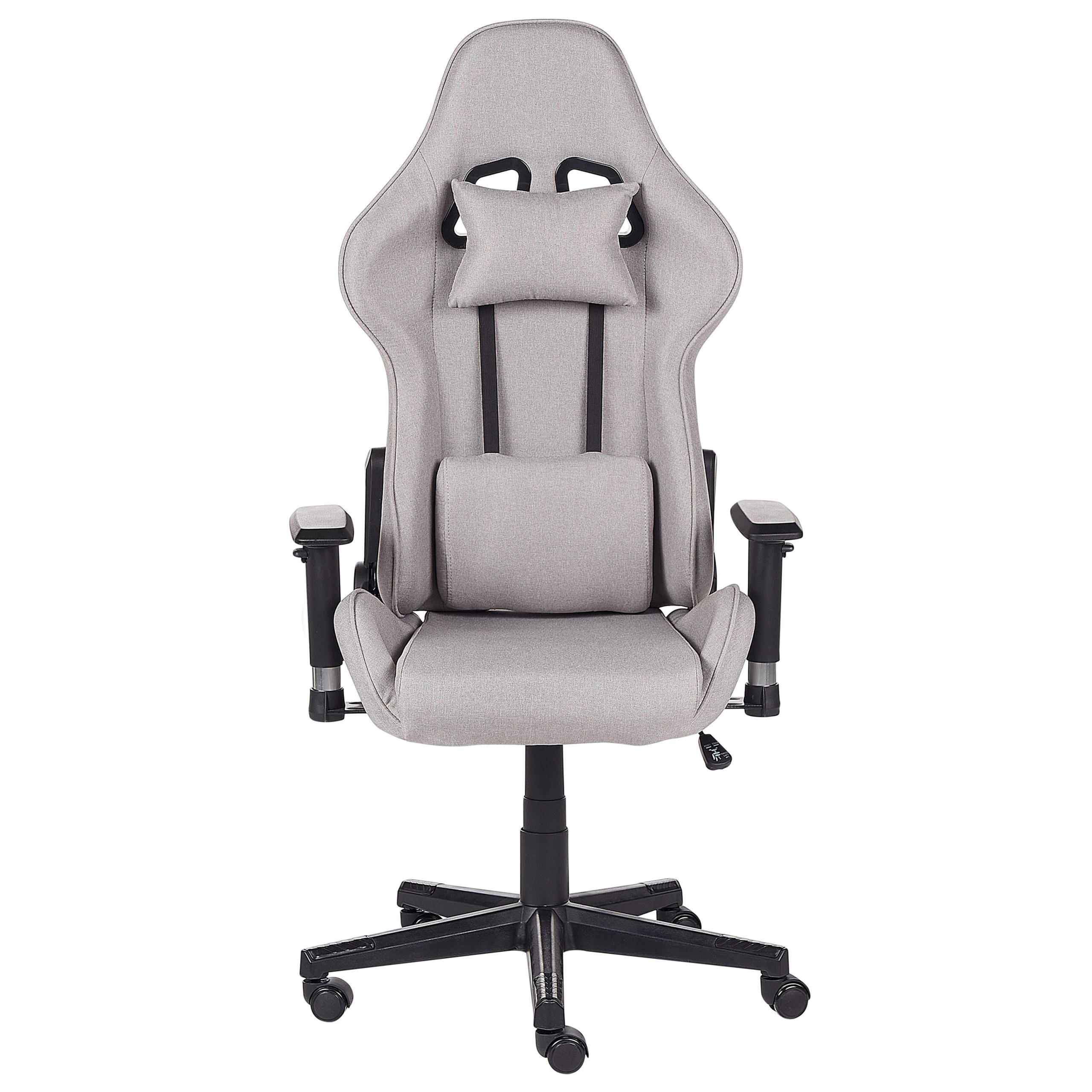 Beliani Gamingstuhl Grau 62x122x62 cm