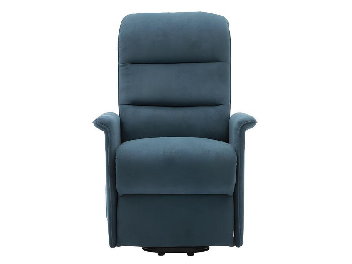 RELAXSESSEL Fernsehsessel elektrisch - Stoff - Blau - CAPUCINE - Blau, Textil (94/100/73cm) - Vente-Unique