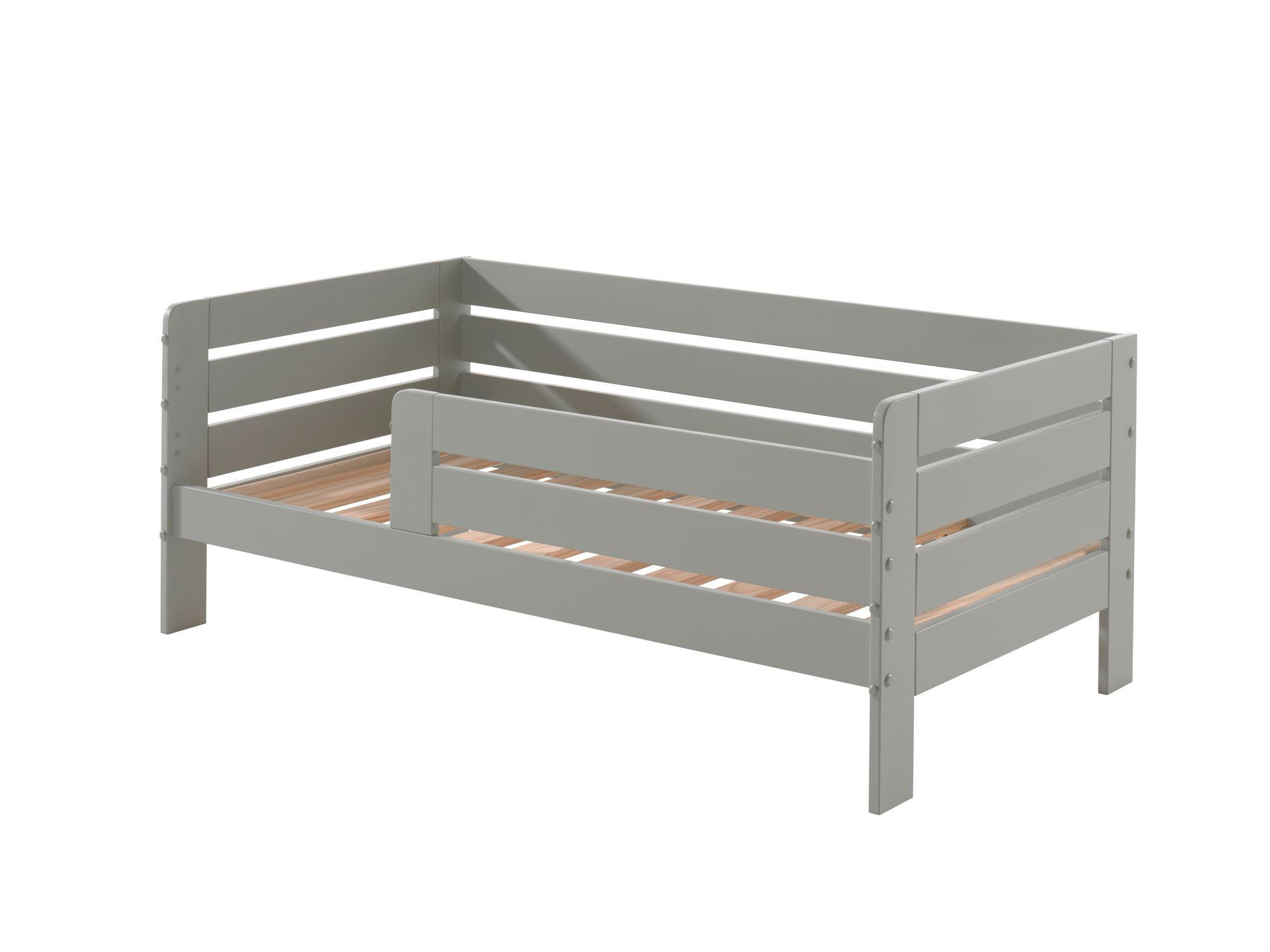 JUNIORBETT Karie 144x56x70 aus MDF in Grau - Grau, Holzwerkstoff (70/140cm) - 58aufmkessel