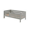 JUNIORBETT Karie 144x56x70 aus MDF in Grau - Grau, Holzwerkstoff (70/140cm) - 58aufmkessel