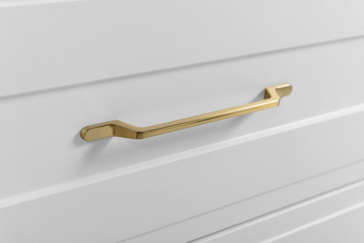 WASCHBECKUNTERSCHRANK CLASSIC 160cm mit Arbeitsplatte Farbe: Matt Schwarz Matt Weiß - Schwarz/Weiß, Holzwerkstoff (160/58/46cm) - Rodan