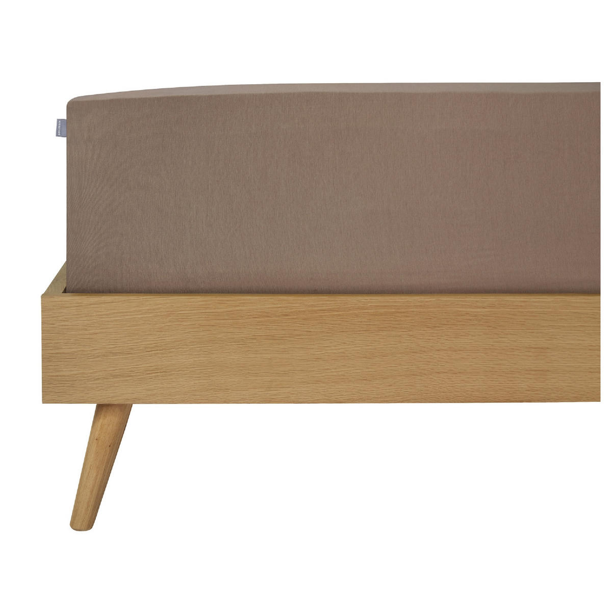 SPANNBETTLAKEN Jessi - Edeljersey - 180 x 200 cm - Braun - Braun, Textil (180/200cm) - SCHIESSER