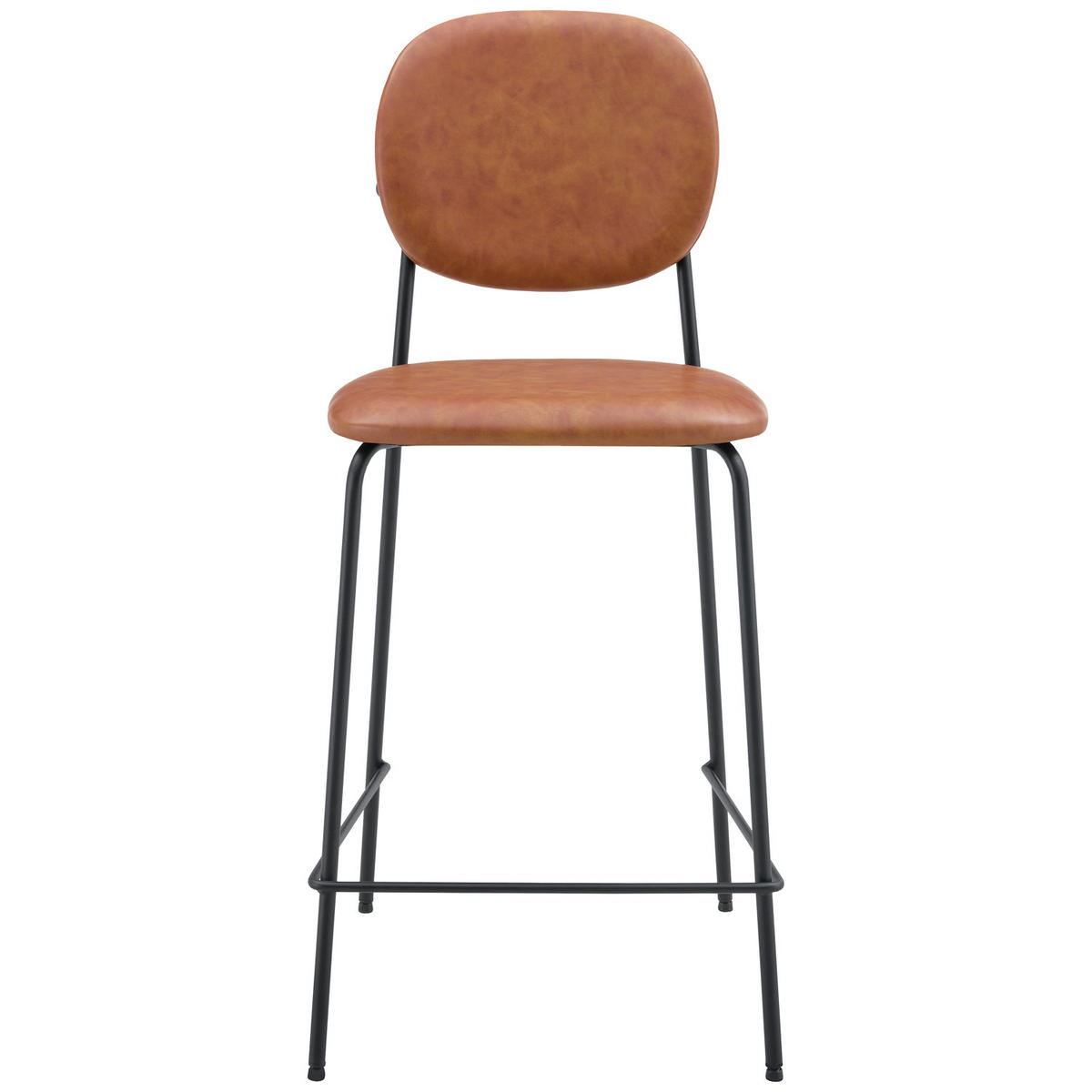 BARHOCKER Edmond Cognacfarben 2er-Set - Orange, Kunststoff (45/98/51cm) - Happy Garden