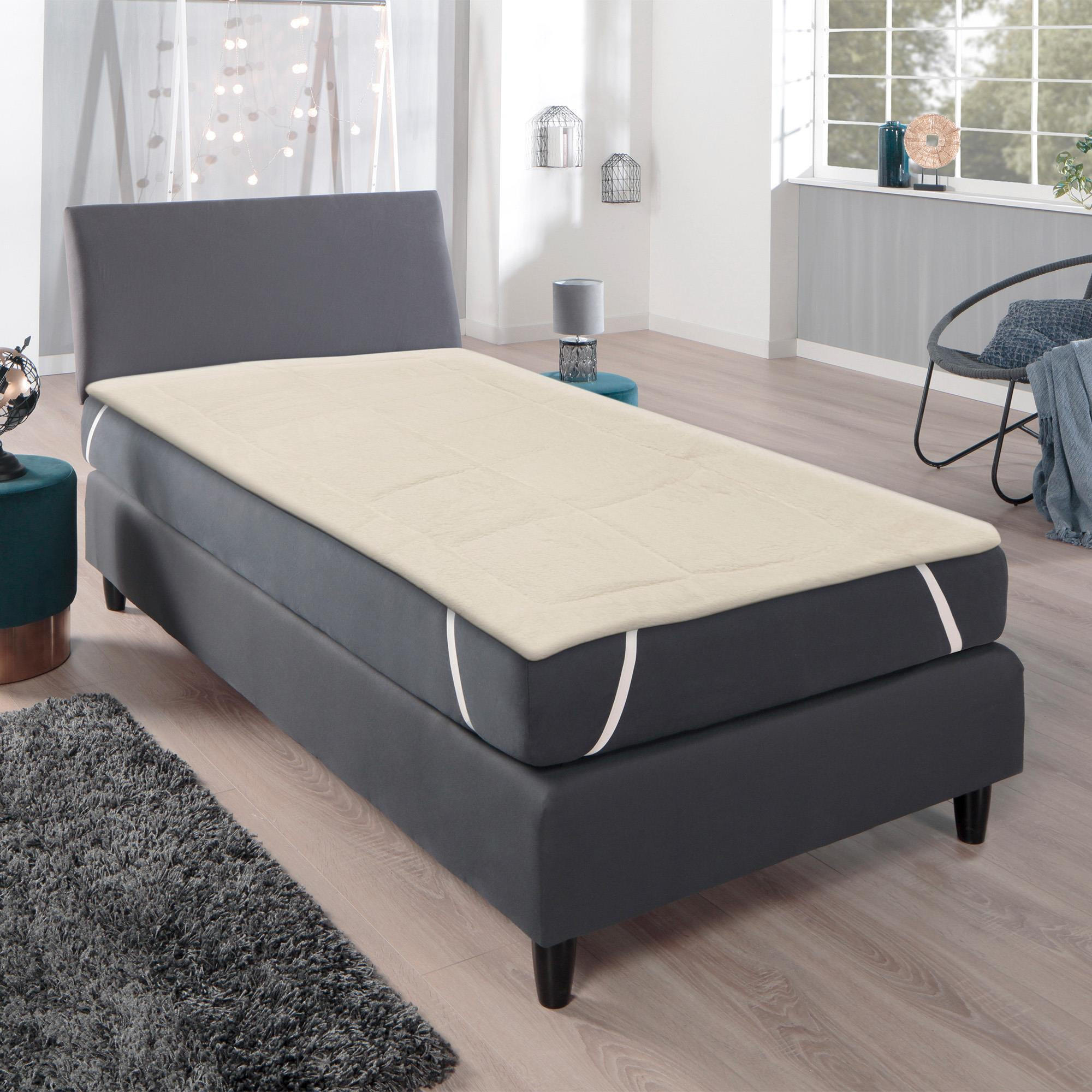 Bestlivings Matratzenauflage Beige 140x200 cm