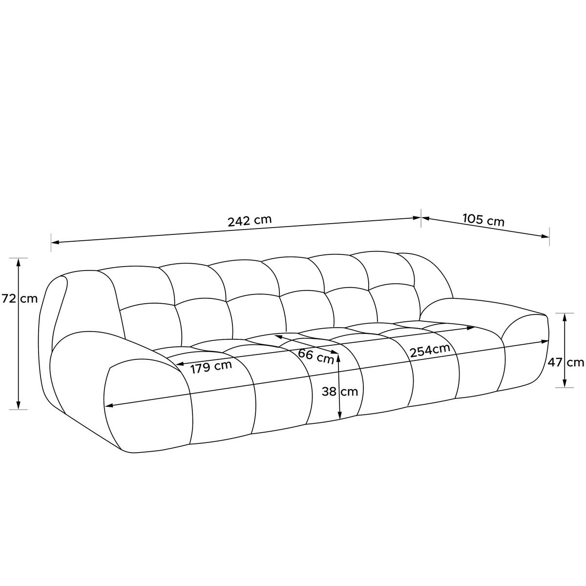 SITZGARNITUR VENA Bouclé, Weiß - Weiß, Holz/Textil (65/38/65cm) - KONSIMO®