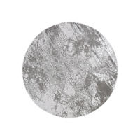 TEPPICH CRYSTAL ROUND Grau 100/100 cm - Grau, Kunststoff (100/100cm) - Tapiso