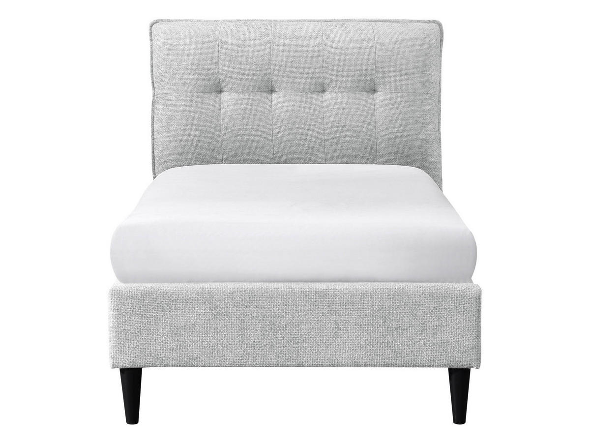 POLSTRBETT Abril 914Y - Schwarz/Grau, Holzwerkstoff/Kunststoff (90/200cm) - MIRJAN24