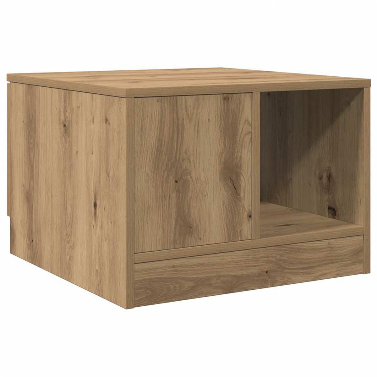 COUCHTISCH Artisan-Eiche 50/50/36 Cm Holzwerkstoff - Braun, Holzwerkstoff (50/50/36cm) - vidaXL