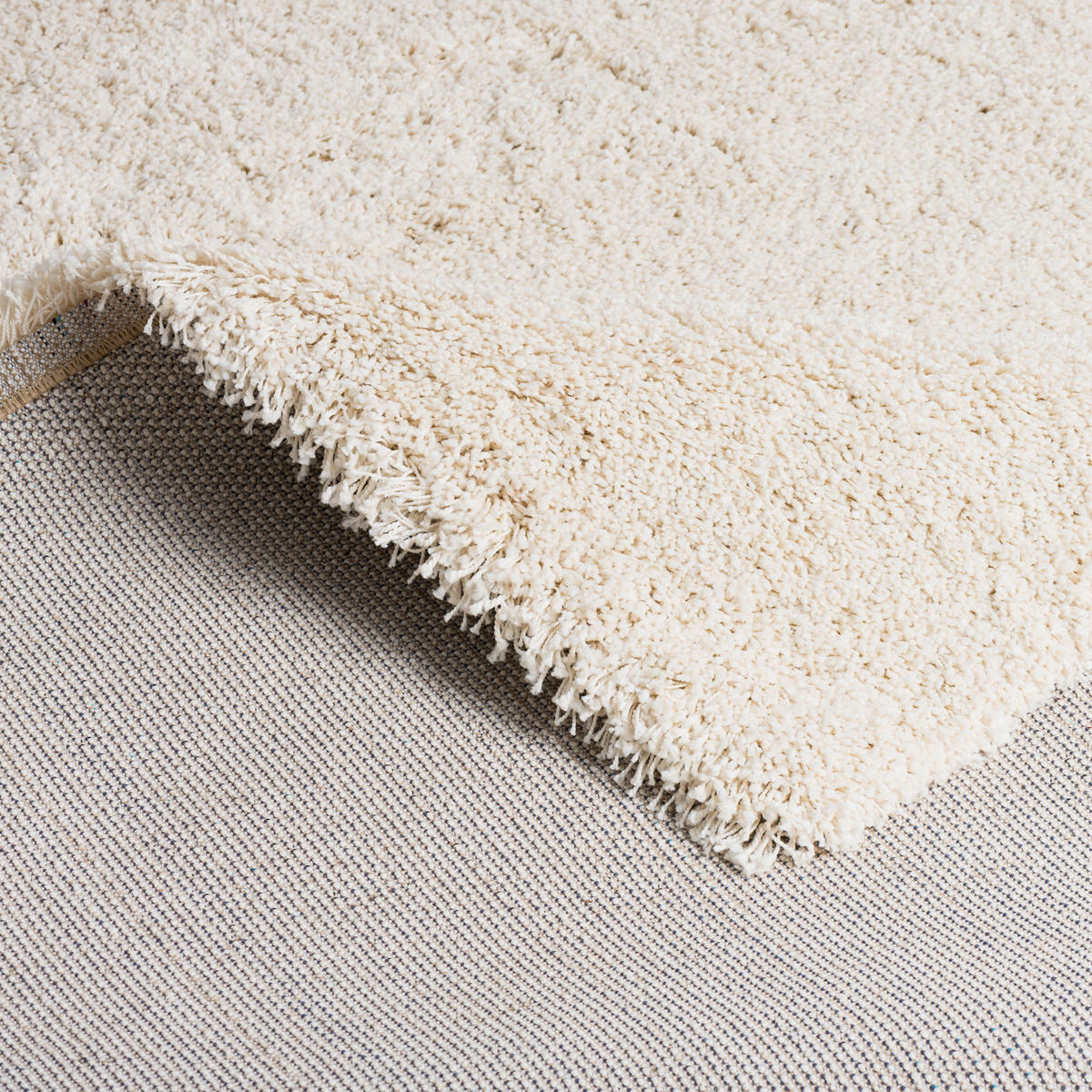 HOCHFLOR LANGFLOR SHAGGY TEPPICH LUXURY - Ecru, Textil (120/170cm) - Pergamon