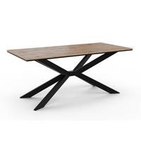ESSTISCH 190 cm in Wotan - Eiche Wotan, Metall (90/190/76.5cm) - Home Collective