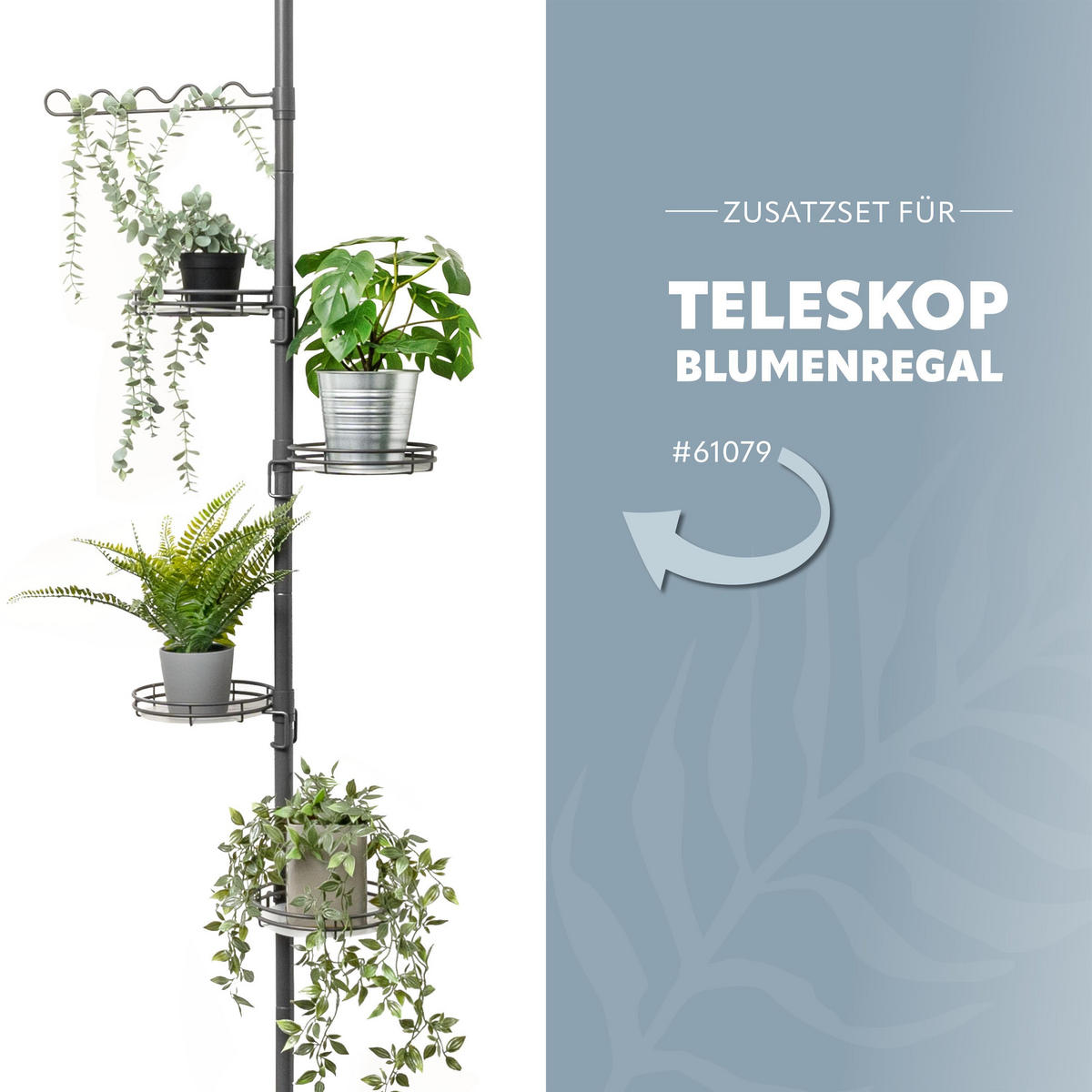 ZUSATZ-PFLANZENTELLER, grau - Grau, Metall (19/19/4.5cm) - bremermann