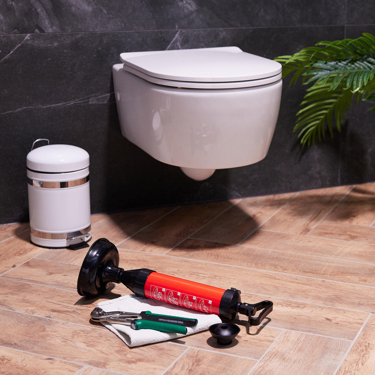 ABFLUSSREINIGER - Multicolor, Kunststoff (15/15/42cm) - Relaxdays