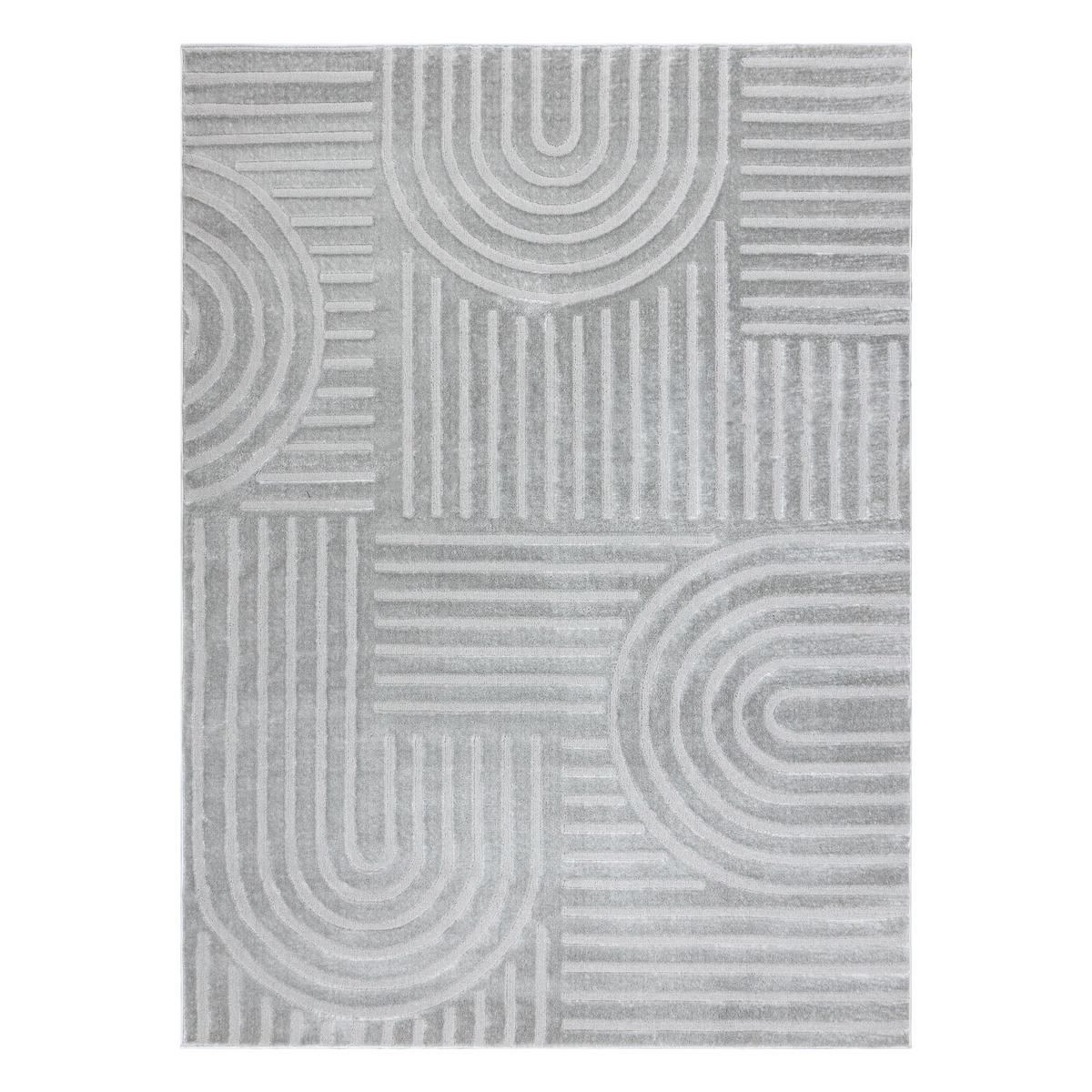 TEPPICH Balance 140/190 cm - Grau, Textil (140/190cm) - rugsX