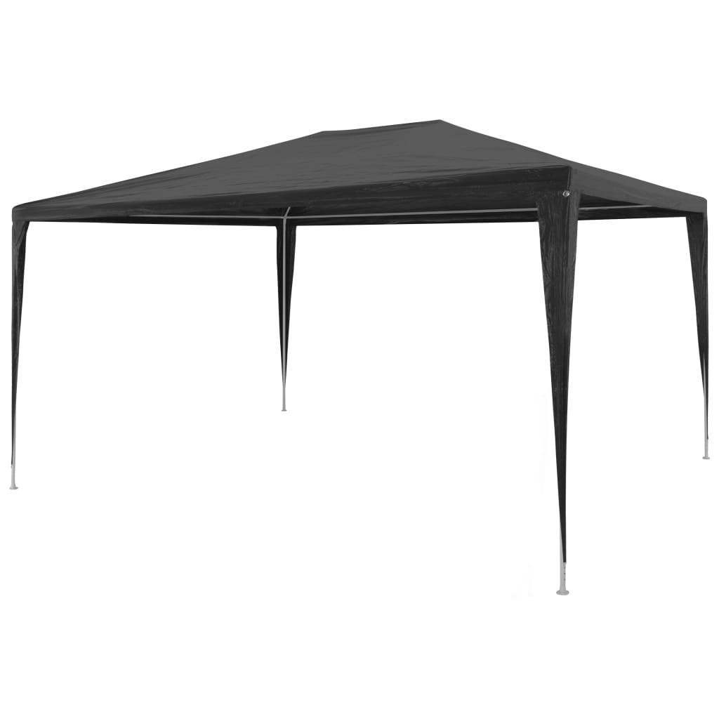 PARTYZELT 3/4 M Pe Anthrazit - Anthrazit, Kunststoff (300/255/400cm) - vidaXL