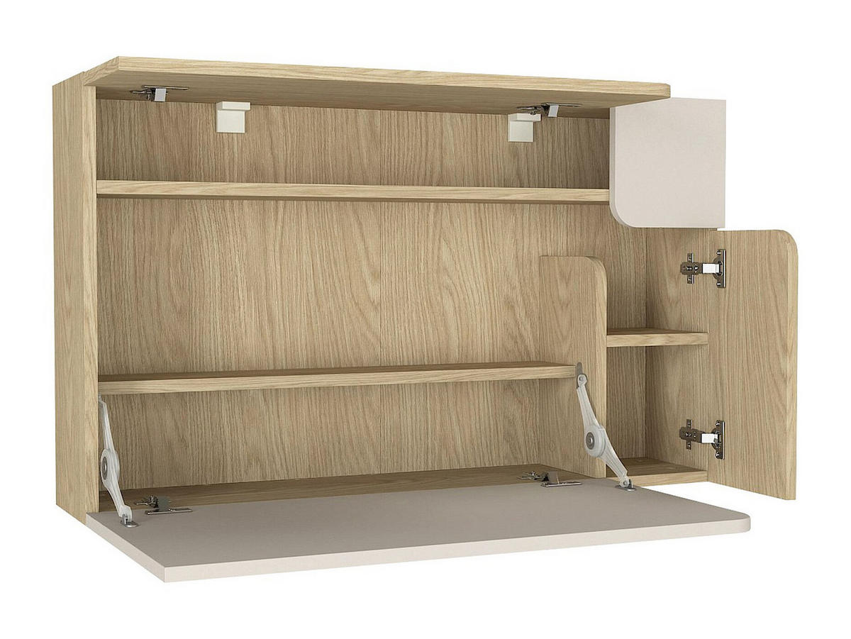 SEKRETÄR - 100 x 21.8 - holz - beige, naturfarben hell Lynato - Beige/Naturfarben, Holz (21.8/100/60cm) - Vente-Unique