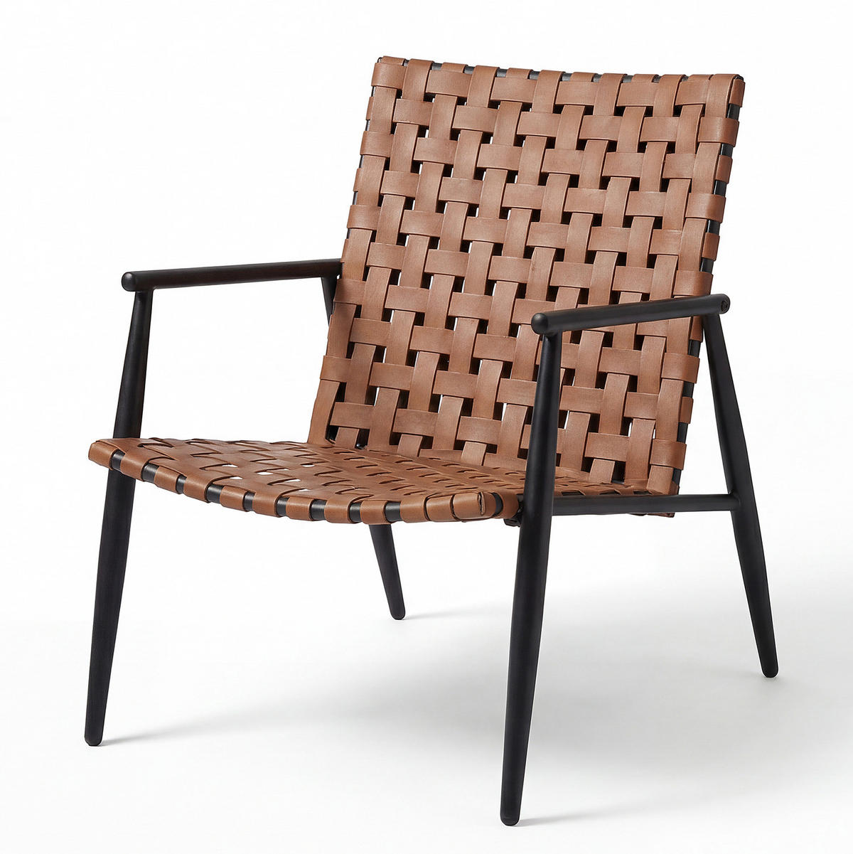 BALKONSET - 3-teilig - Stahl / Polyrattan - Braun - Braun, Glas/Kunststoff - home24