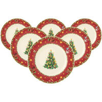 SPEISETELLER Marieluise Weihnachtsnostalgie creme ø 25 cm 6er Set - Creme, Keramik (25.3cm) - Seltmann Weiden