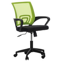 DREHSTUHL Microfaser grün - Schwarz/Grün, Kunststoff/Textil (62/84/50cm) - CLP