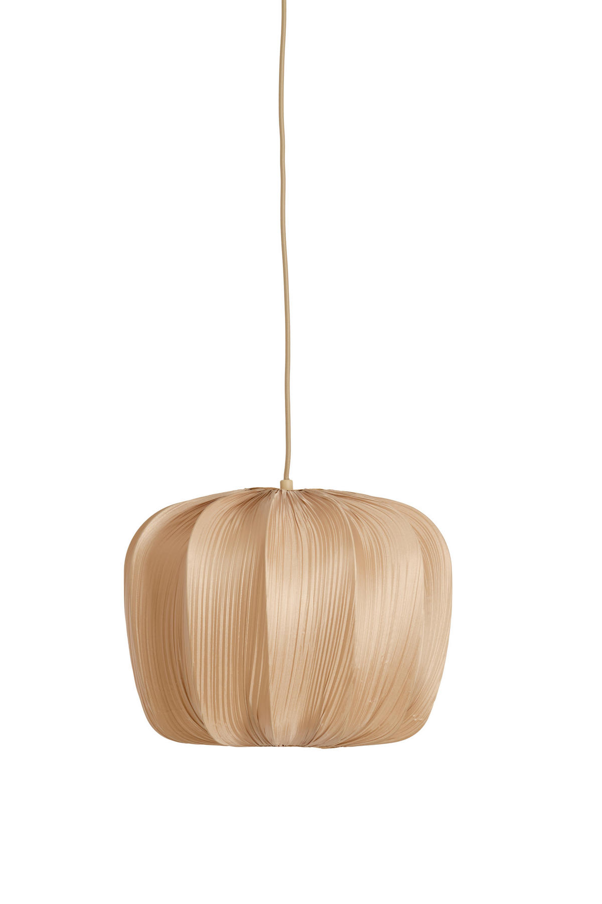 HÄNGELAMPE - Weiß - 40/40/30 cm - Weiß, Textil (40/40/30cm) - Light & Living